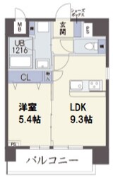 ノブレ梅北の物件間取画像